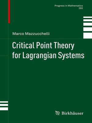 cover image of Critical Point Theory for Lagrangian Systems